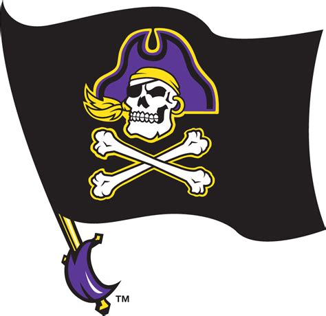 East Carolina Pirates Logo Secondary Logo NCAA Division I D H NCAA