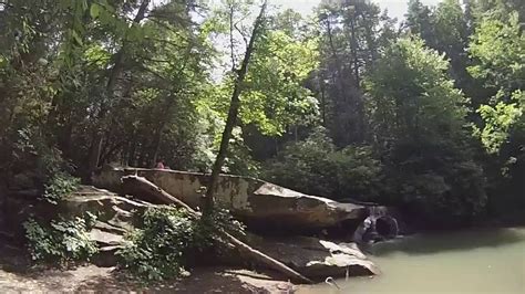 Waterfall On Trail 37 North Cumberland Wma Sundquist Unit Off Ride Royal Blue Youtube