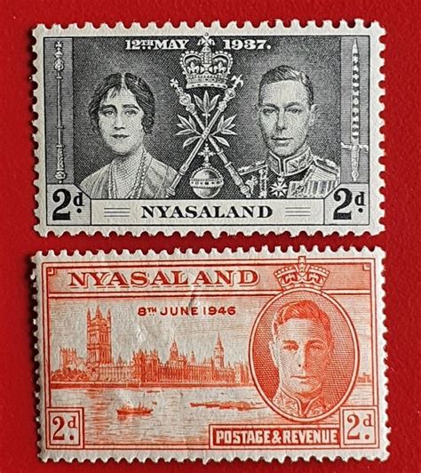 NYASALAND ENGLAND KRÖNUNG KÖNIG GEORGE VI SIEGESFEIER 1937 Kaufen