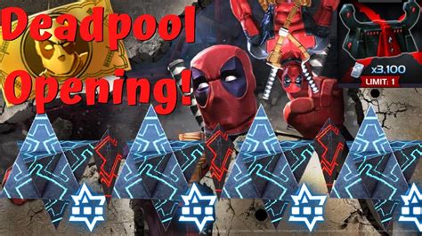 Day Of Deadpool Big Crystal Opening 6 Nexuss Buying Deals 6 Deadpool Marvel Contest