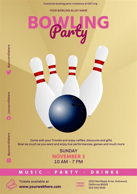 Creative Bowling Flyers