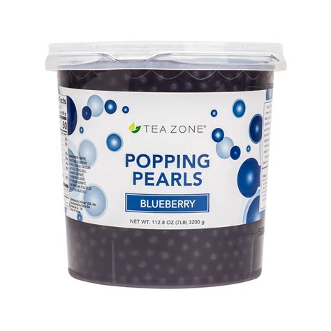 Tea Zone Blueberry Popping Pearls Bubbleteaology