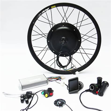 24 Inch 48V 52V 1500W Rear E Hub Motor Wheel Electric Bike Conversion Kit