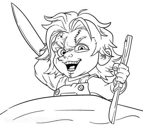 Dibujos De Chucky Para Colorear Wonder Day Dibujos Para Colorear