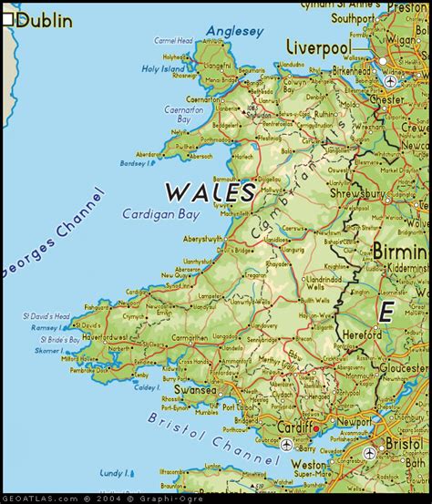 Wales Map - Wales