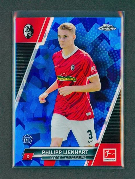 Philipp Lienhart Topps Chrome Sapphire Bundesliga Rc Rookie