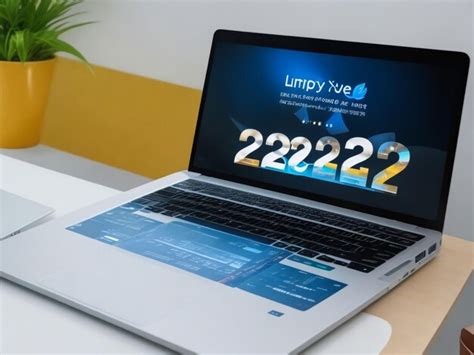 Premium AI Image | 2023 year trends in laptop screen