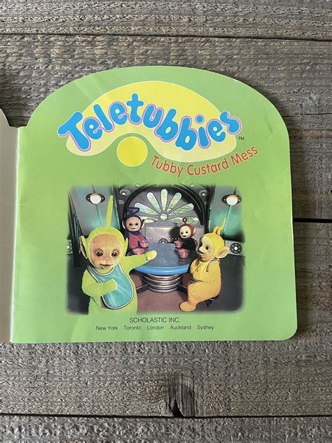 Vintage Teletubbies Book // Tubby Custard Mess // First Scholastic ...