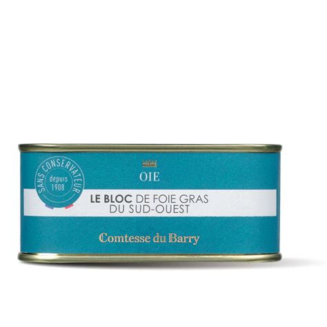 Bloc De Foie Gras D Oie Du Sud Ouest 210g Comtesse Du Barry Produit