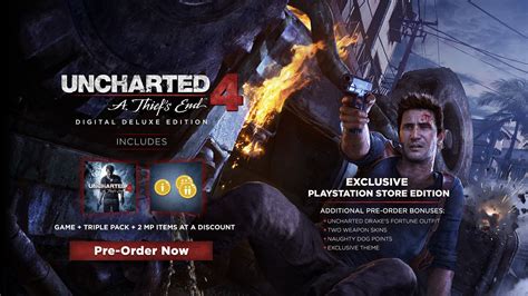 Uncharted 4 A Thiefs End Les Collectors Et La Date Annoncés