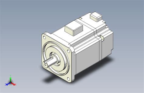 台达伺服电机 不带刹车ecma Cx0804g7asmiges模型图纸下载 懒石网