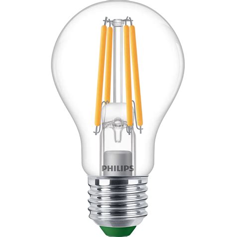 ultra efficient filament bulb clear      philips