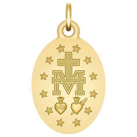 Médaille Vierge Miraculeuse Argent Massif · Maison De La Médaille