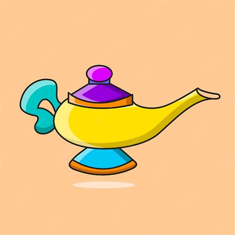 Premium Vector | Illustration of Magic Lamp – Magic Lamp Vector – Magic ...