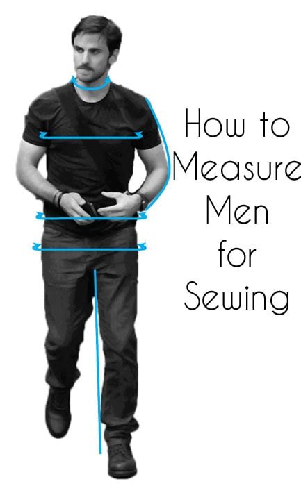 Taking Mens Measurements Melly Sews