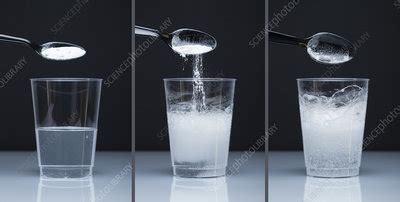 Vinegar Reacting With Baking Soda Stock Image C Science