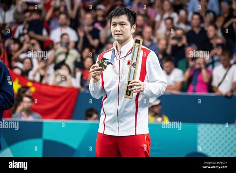 Fan Zhendong Of China Gold Medal Table Tennis Mens Singles During