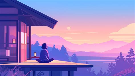 Lo-Fi Aesthetic Landscape Wallpaper - Download in HD & 4K