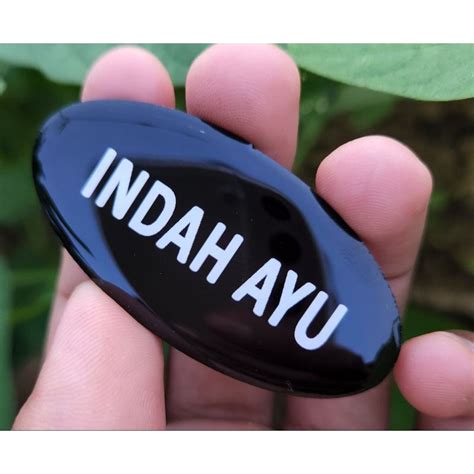 Jual Name Tag Nama Dada Papan Nana Dada Papan Nama Dada Akrilik Resin