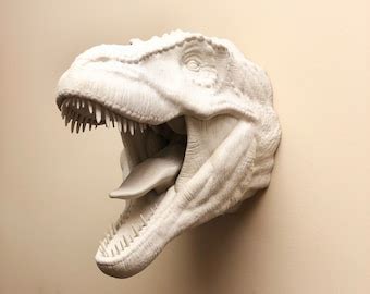 Tyrannosaurus Rex Bust T Rex Dinosaur Wall Art 3D Printed Home Decor