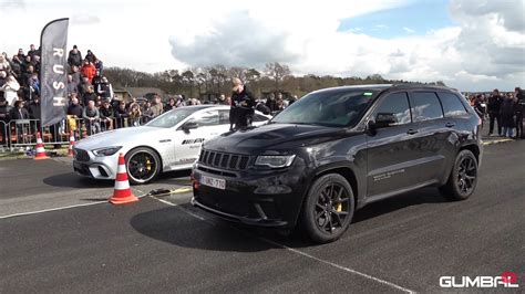 Drag Race Hp Jeep Grand Cherokee Trackhawk Takes Europe By Storm