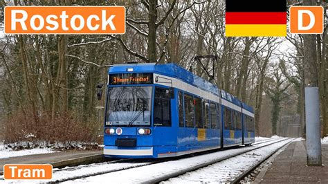 Rostock Trams Rostock Stra Enbahn K Youtube