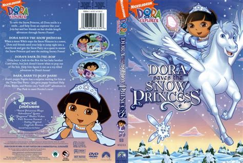 Doara Saves The Snow Princess - TV DVD Scanned Covers - Dora Snow Princess :: DVD Covers