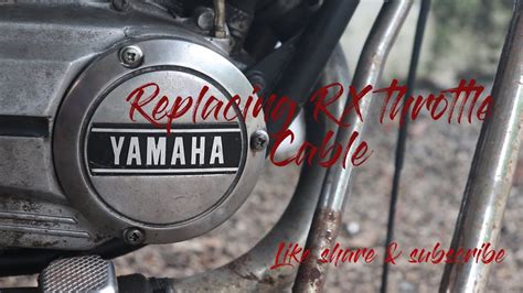 Yamaha Rx Series Throttle Or Accelerator Cable Replacement Highly