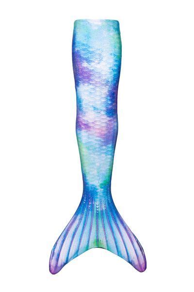 Swimmable Mermaid Tails For Kids And Adults Watercolor Waves