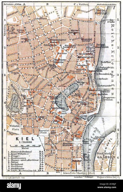 Kiel Map Hi Res Stock Photography And Images Alamy