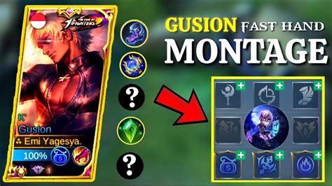 ASTRE EMBLEM SET AND BUILD GUSION 2022 GUSION MONTAGE MOBILE