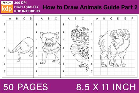 How to Draw Animals Guide Part 2 Graphic by BreakingDots · Creative Fabrica