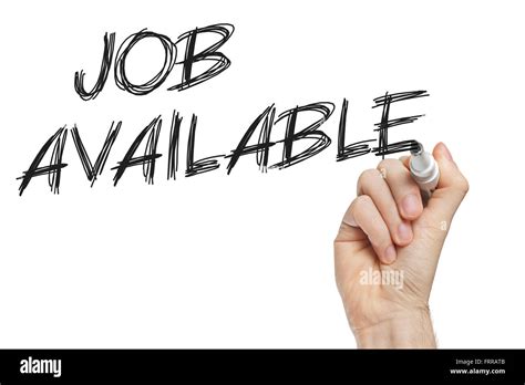 Job jobs available Cut Out Stock Images & Pictures - Alamy