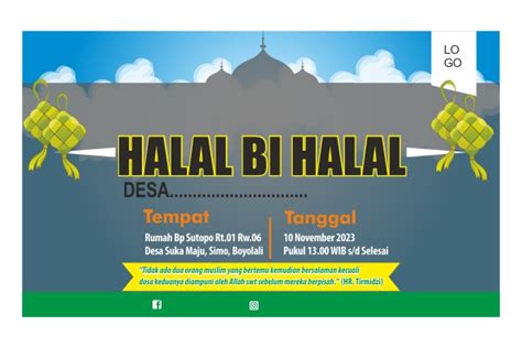 Detail Spanduk Halal Bihalal Idul Fitri Cdr Koleksi Nomer 10