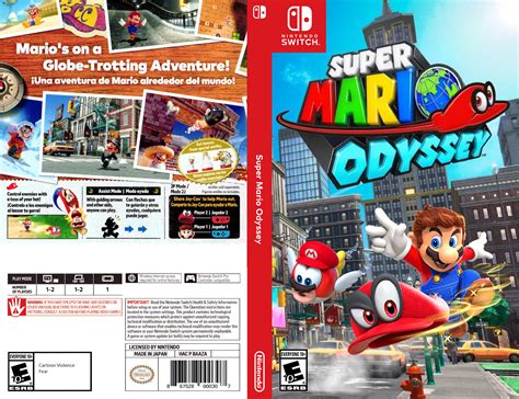 Super Mario Odyssey Box Art