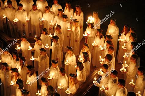 Santa Lucia Festival Light Editorial Stock Photo - Stock Image ...