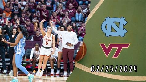 Full Game North Carolina Vs Virginia Tech Feb 25 2024