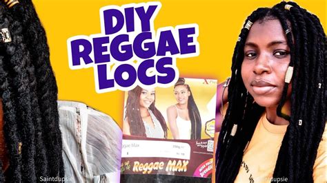 How To Install Reggae Max Individual Locs Temporary Loc Natural Hair