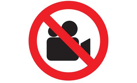 No photos and no phones forbidden sign on transparent background ...