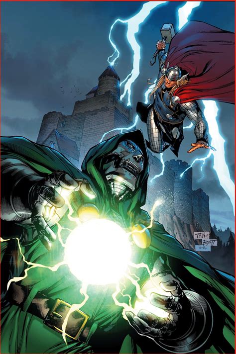 Thor Vs Destino Comic Book Characters Comic Character Comic Books Art