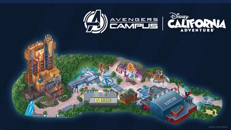 Avengers Campus Map Now Available in Disney California Adventure