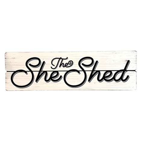 The Spring Shop Wall Decor Farmhouse White Washed Wood Sign The She