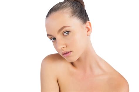 Premium Photo Cute Brunette Posing