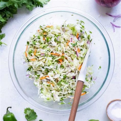 Fast 5-Minute Fish Taco Slaw Recipe - Evolving Table