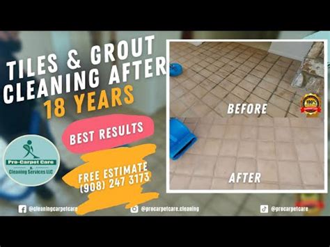 Tile Grout Cleaning After 18 Years YouTube