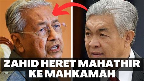 BICARA KES SAMAN FITNAH ZAHID TERHADAP MAHATHIR PADA 6 NOV YouTube