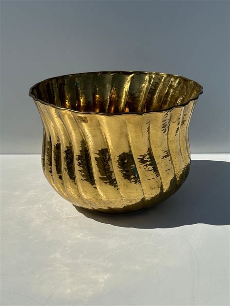 Extra Large Brass Planter For Sale At Stdibs