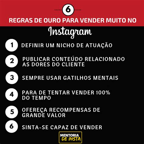 Regras Para Vender No Instagram Instagram Empreendedorismo 1