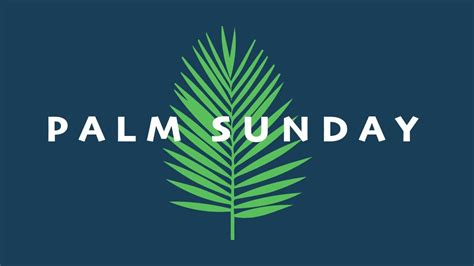 Palm Sunday 6th Sunday In Lent St Pauls Ucc Youtube