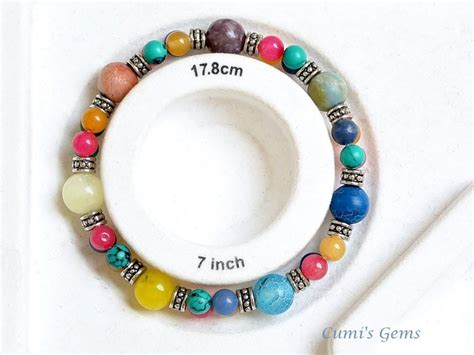 Colorful Bracelet, Energy Bracelet, Ethnic Bracelet, Handcraft Jewelry ...